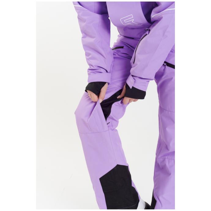 ЖЕНСКИЙ СНОУБОРДИЧЕСКИЙ КОМБИНЕЗОН RUNNING SPORT - 8855-lavender - Цвет Фиолетовый - Фото 20