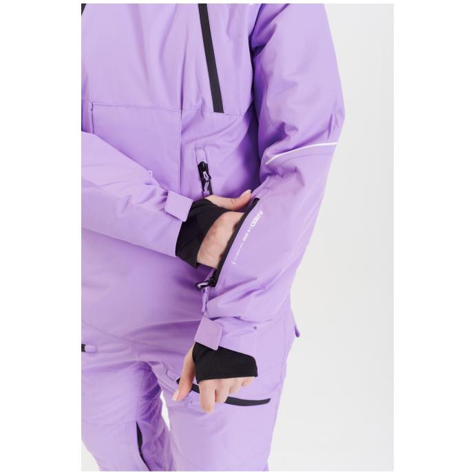 ЖЕНСКИЙ СНОУБОРДИЧЕСКИЙ КОМБИНЕЗОН RUNNING SPORT - 8855-лавандовый - Цвет LAVENDER - Фото 26