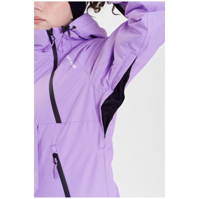ЖЕНСКИЙ СНОУБОРДИЧЕСКИЙ КОМБИНЕЗОН RUNNING SPORT - 8855-лавандовый - Цвет LAVENDER - Фото 21