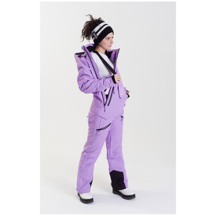 ЖЕНСКИЙ СНОУБОРДИЧЕСКИЙ КОМБИНЕЗОН RUNNING SPORT - 8855-лавандовый - Цвет LAVENDER - Фото 23