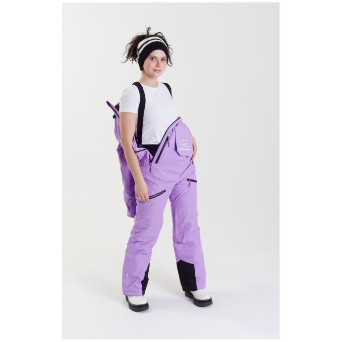 ЖЕНСКИЙ СНОУБОРДИЧЕСКИЙ КОМБИНЕЗОН RUNNING SPORT - 8855-лавандовый - Цвет LAVENDER - Фото 24