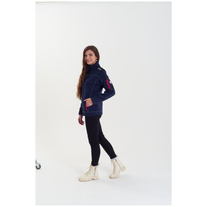 ТОЛСТОВКА ЖЕНСКАЯ GEOGRAPHICAL NORWAY «TEBELLE» - WW2332F/GNO-NAVY - Цвет Темно-синий - Фото 5