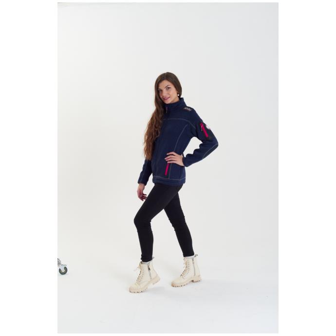 ТОЛСТОВКА ЖЕНСКАЯ GEOGRAPHICAL NORWAY «TEBELLE» - WW2332F/GNO-NAVY - Цвет Темно-синий - Фото 7