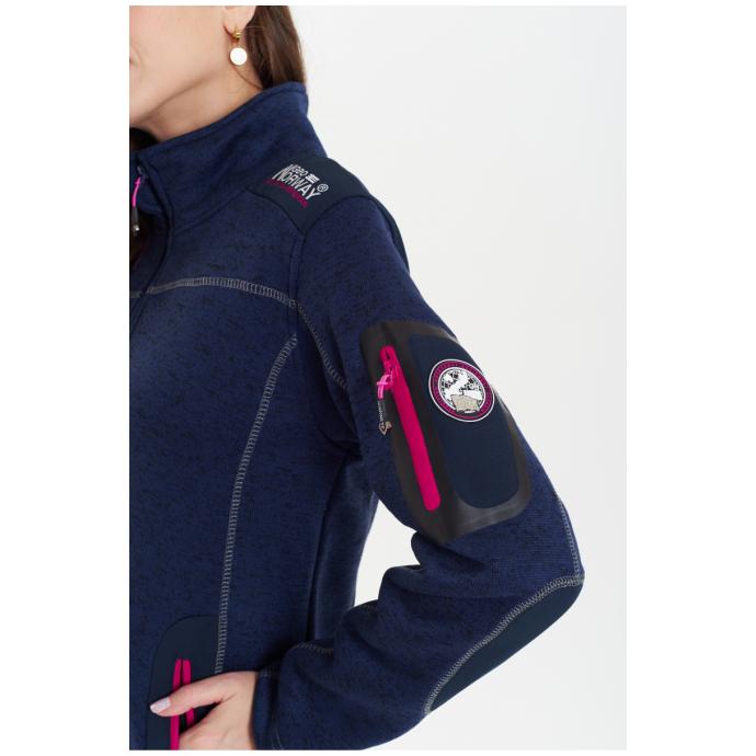 ТОЛСТОВКА ЖЕНСКАЯ GEOGRAPHICAL NORWAY «TEBELLE» - WW2332F/GNO-NAVY - Цвет Темно-синий - Фото 9