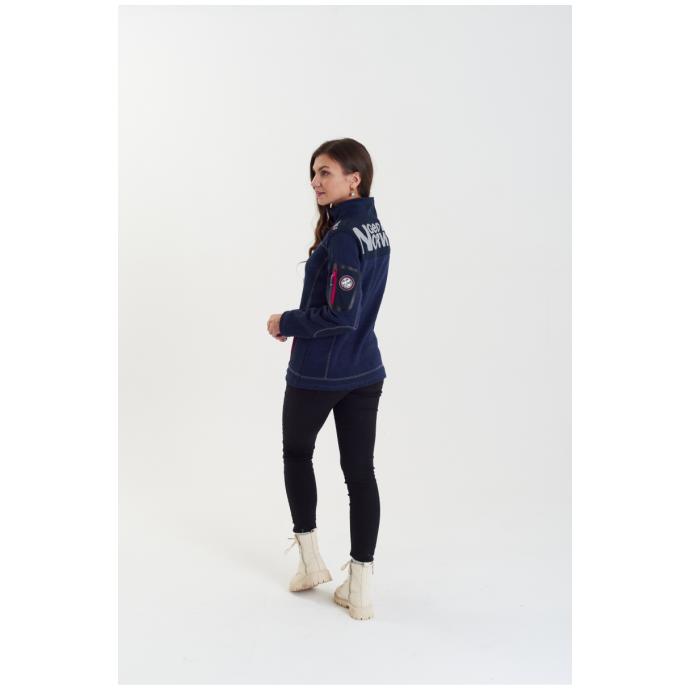 ТОЛСТОВКА ЖЕНСКАЯ GEOGRAPHICAL NORWAY «TEBELLE» - WW2332F/GNO-NAVY - Цвет Темно-синий - Фото 11