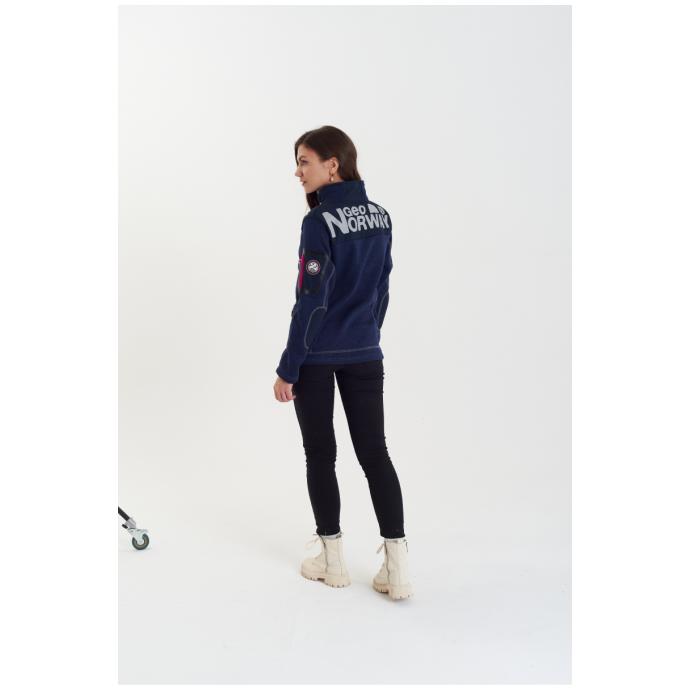 ТОЛСТОВКА ЖЕНСКАЯ GEOGRAPHICAL NORWAY «TEBELLE» - WW2332F/GNO-NAVY - Цвет Темно-синий - Фото 12