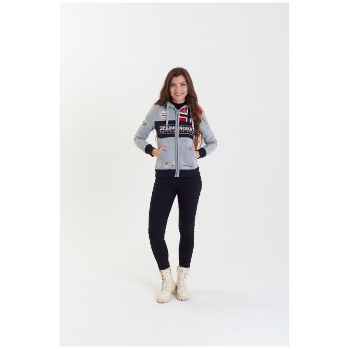 ТОЛСТОВКА ЖЕНСКАЯ GEOGRAPHICAL NORWAY «FLYER» - WU7766F/GNO-BLENDED GREY - Цвет Серый - Фото 10