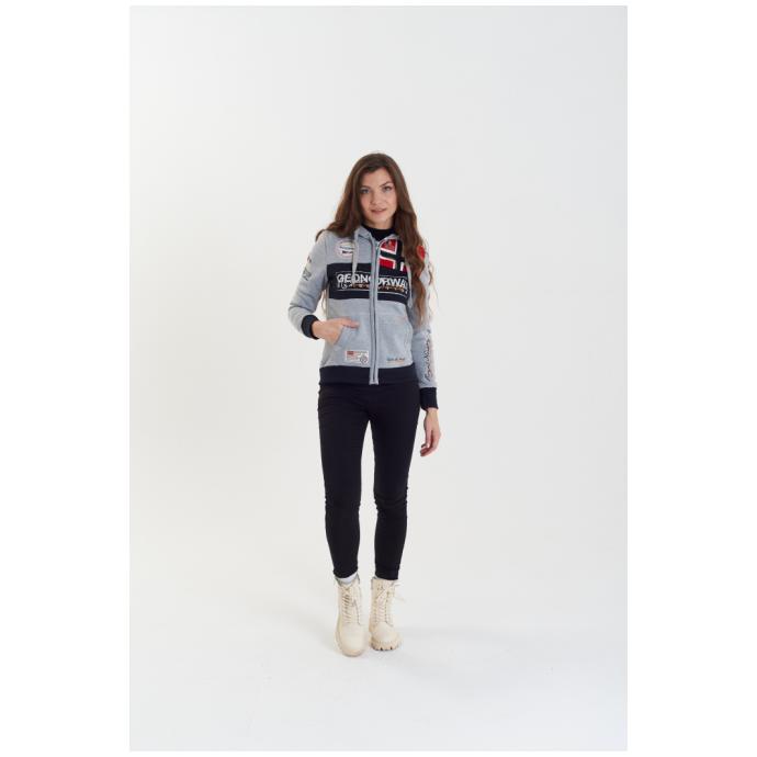 ТОЛСТОВКА ЖЕНСКАЯ GEOGRAPHICAL NORWAY «FLYER» - WU7766F/GNO-BLENDED GREY - Цвет Серый - Фото 8