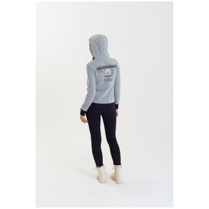 ТОЛСТОВКА ЖЕНСКАЯ GEOGRAPHICAL NORWAY «FLYER» - WU7766F/GNO-BLENDED GREY - Цвет Серый - Фото 2