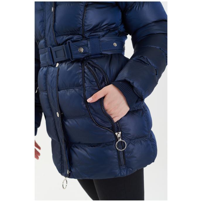 Куртка-парка зимняя женская GEOGRAPHICAL NORWAY «AIMERAUDE» LADY - WU7128F-NAVY - Цвет Темно-синий - Фото 16