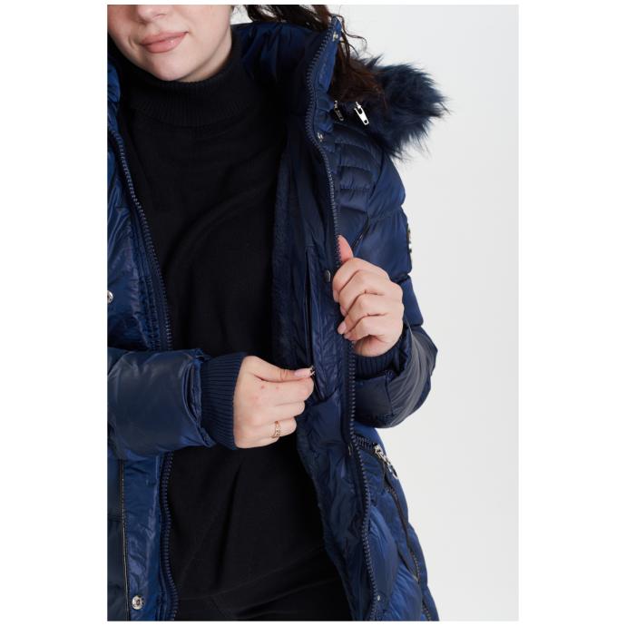 Куртка-парка зимняя женская GEOGRAPHICAL NORWAY «AIMERAUDE» LADY - WU7128F-NAVY - Цвет Темно-синий - Фото 17