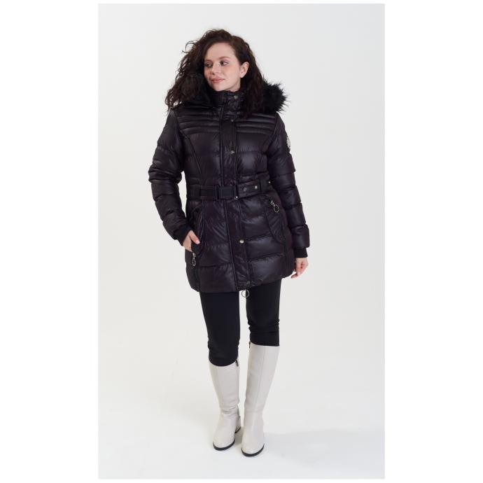 Куртка-парка зимняя женская GEOGRAPHICAL NORWAY «AIMERAUDE» LADY - WU7128F-BLACK - Цвет Черный - Фото 1