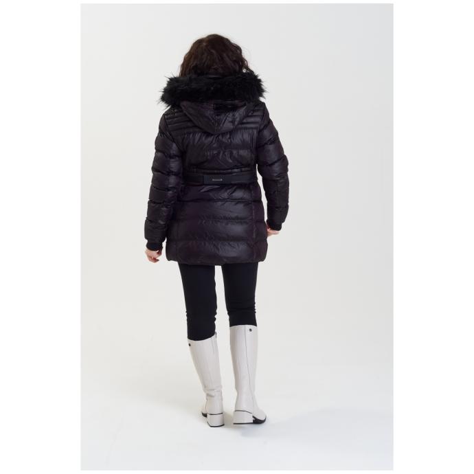 Куртка-парка зимняя женская GEOGRAPHICAL NORWAY «AIMERAUDE» LADY - WU7128F-BLACK - Цвет Черный - Фото 14