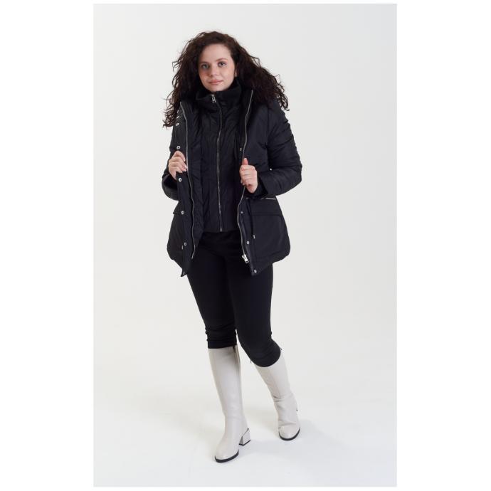 Куртка зимняя женская GEOGRAPHICAL NORWAY «ACAM» LADY - WW3635F-BLACK - Цвет Черный - Фото 5
