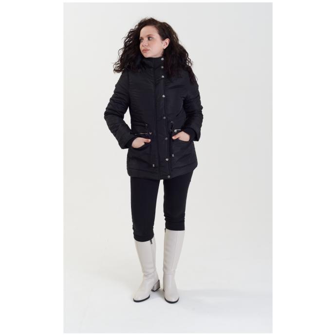 Куртка зимняя женская GEOGRAPHICAL NORWAY «ACAM» LADY - WW3635F-BLACK - Цвет Черный - Фото 7