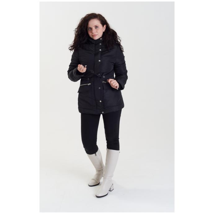 Куртка зимняя женская GEOGRAPHICAL NORWAY «ACAM» LADY - WW3635F-BLACK - Цвет Черный - Фото 8