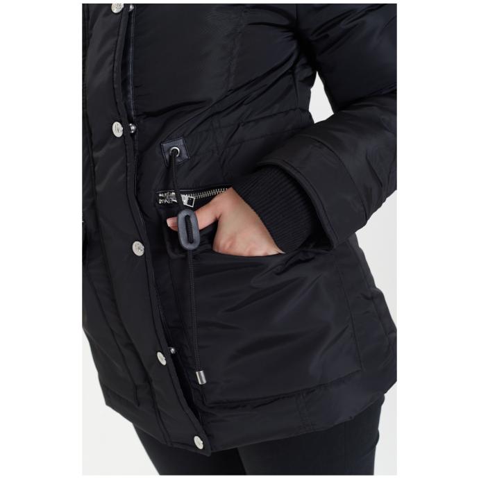 Куртка зимняя женская GEOGRAPHICAL NORWAY «ACAM» LADY - WW3635F-BLACK - Цвет Черный - Фото 12