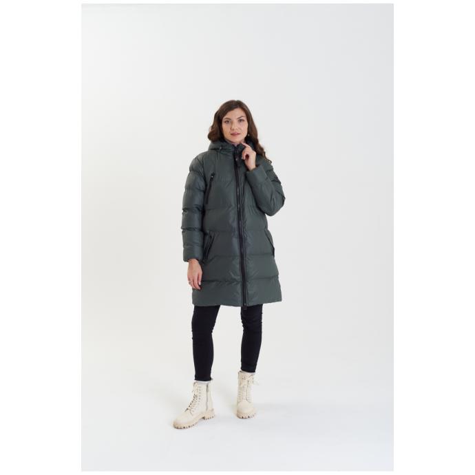 Пуховик женский GEOGRAPHICAL NORWAY ADRIANNA - WW5345F/GNO-GARDEN GREEN - Цвет Темно-Зеленый - Фото 2