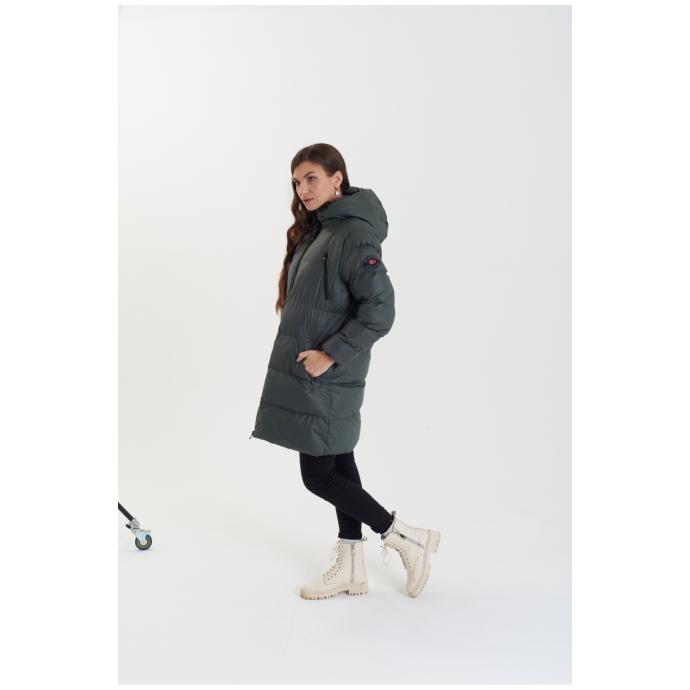 Пуховик женский GEOGRAPHICAL NORWAY ADRIANNA - WW5345F/GNO-GARDEN GREEN - Цвет Темно-Зеленый - Фото 4