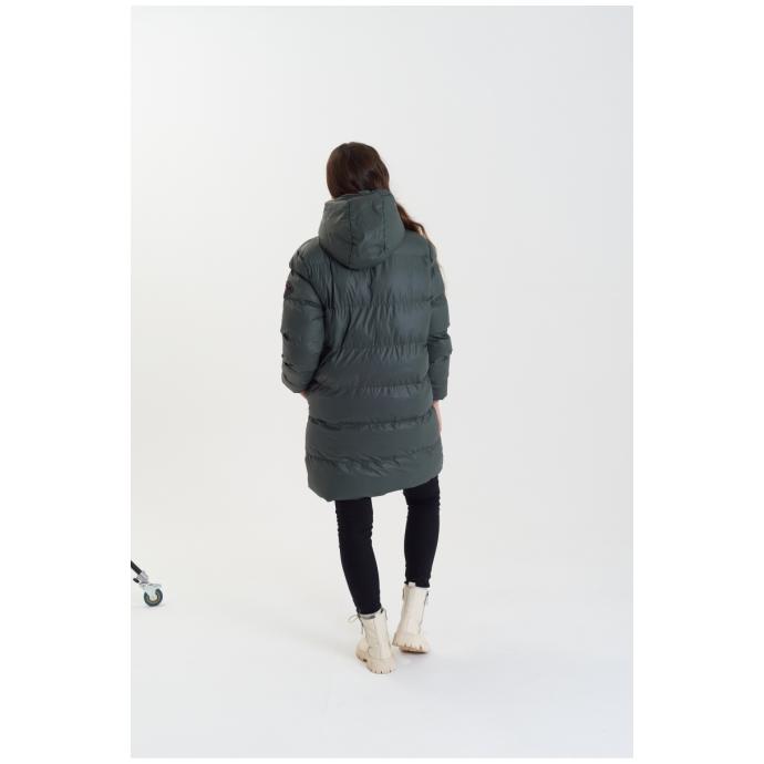 Пуховик женский GEOGRAPHICAL NORWAY ADRIANNA - WW5345F/GNO-GARDEN GREEN - Цвет Темно-Зеленый - Фото 7