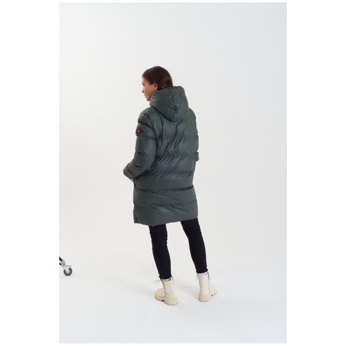 Пуховик женский GEOGRAPHICAL NORWAY ADRIANNA - WW5345F/GNO-GARDEN GREEN - Цвет Темно-Зеленый - Фото 8