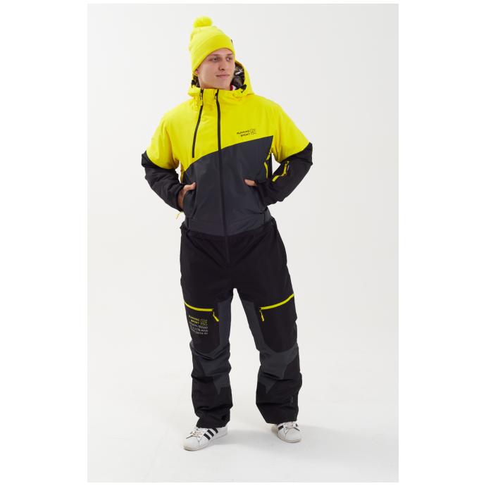 МУЖСКОЙ СНОУБОРДИЧЕСКИЙ КОМБИНЕЗОН RUNNING SPORT - 8892-grey - Цвет Серый - Фото 7
