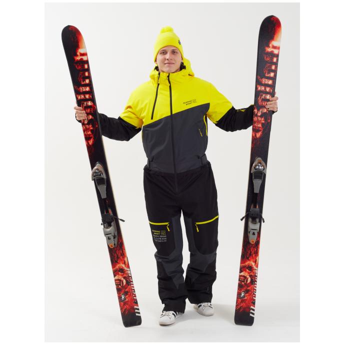 МУЖСКОЙ СНОУБОРДИЧЕСКИЙ КОМБИНЕЗОН RUNNING SPORT - 8892-grey - Цвет Серый - Фото 1