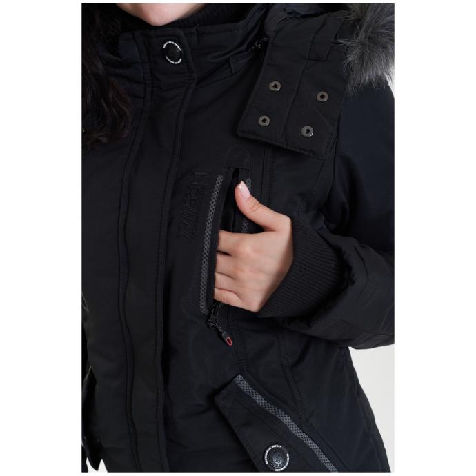 Парка зимняя женская GEOGRAPHICAL NORWAY «CORALY» LADY - WW4638F/GN-BLACK - Цвет Черный - Фото 16