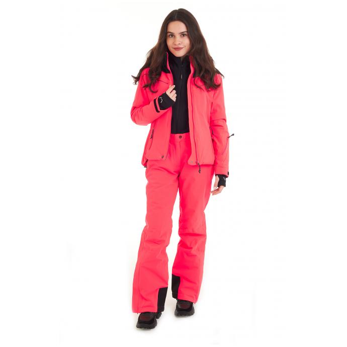 Горнолыжная куртка премиум-класса HYRA «MATT» - HLG1252-Bright Pink/Black - Цвет Розовый - Фото 3