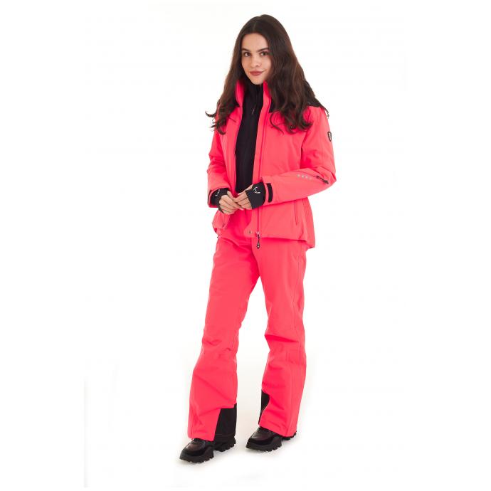 Горнолыжная куртка премиум-класса HYRA «MATT» - HLG1252-Bright Pink/Black - Цвет Розовый - Фото 5