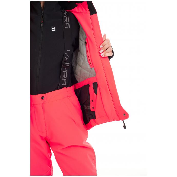 Горнолыжная куртка премиум-класса HYRA «MATT» - HLG1252-Bright Pink/Black - Цвет Розовый - Фото 11
