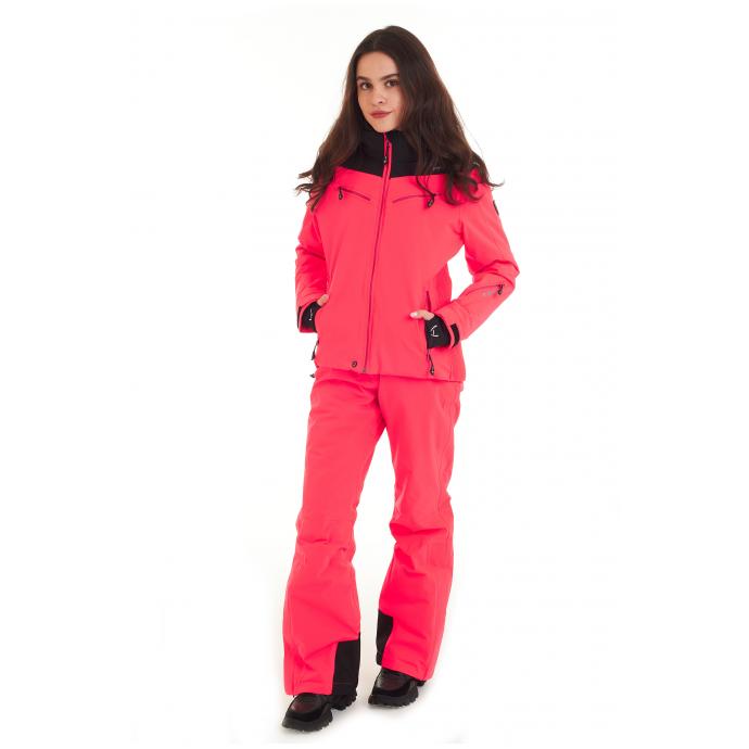 Горнолыжная куртка премиум-класса HYRA «MATT» - HLG1252-Bright Pink/Black - Цвет Розовый - Фото 2