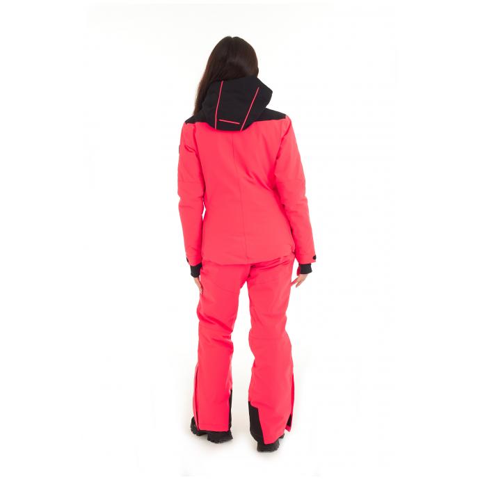 Горнолыжная куртка премиум-класса HYRA «MATT» - HLG1252-Bright Pink/Black - Цвет Розовый - Фото 14