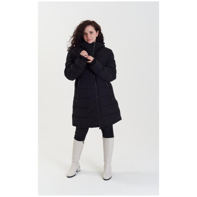 Куртка-парка зимняя женская GEOGRAPHICAL NORWAY «AUTRUCHE» LADY - WW4916F-BLACK - Цвет Черный - Фото 6