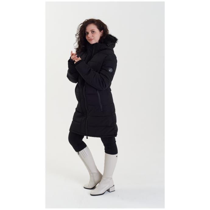 Куртка-парка зимняя женская GEOGRAPHICAL NORWAY «AUTRUCHE» LADY - WW4916F-BLACK - Цвет Черный - Фото 7