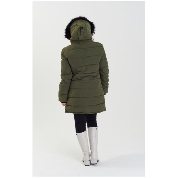 Куртка-парка зимняя женская GEOGRAPHICAL NORWAY «AUTRUCHE» LADY - WW4916F-OLIVE - Цвет Оливковый - Фото 5