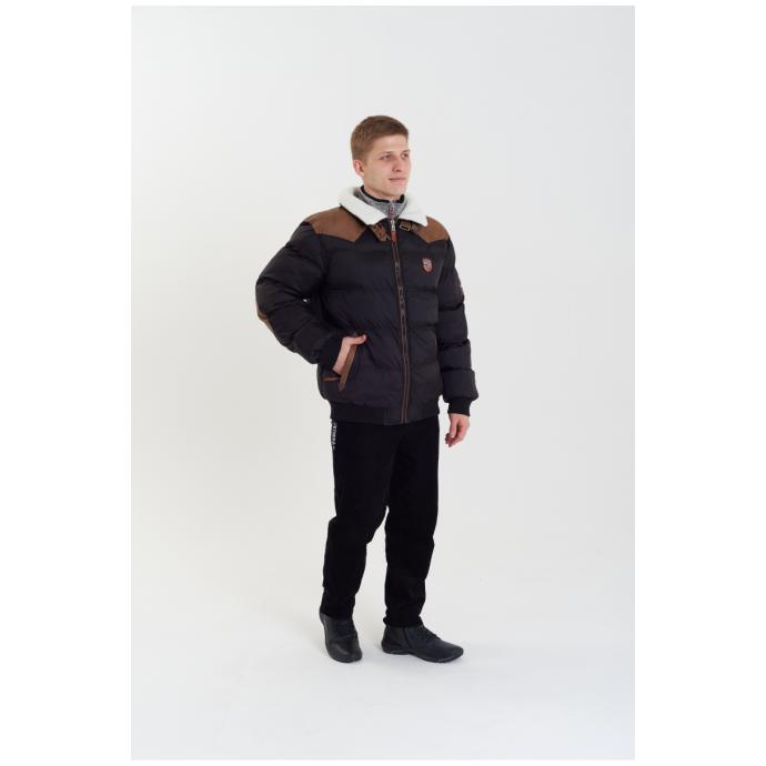 Куртка мужская GEOGRAPHICAL NORWAY «ABRAMOVITCH»  - WW3091H/GN-BLACK - Цвет Черный - Фото 4
