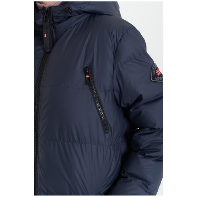 Пуховик женский GEOGRAPHICAL NORWAY ADRIANNA - WW5345F/GNO-NAVY - Цвет Темно-синий - Фото 6