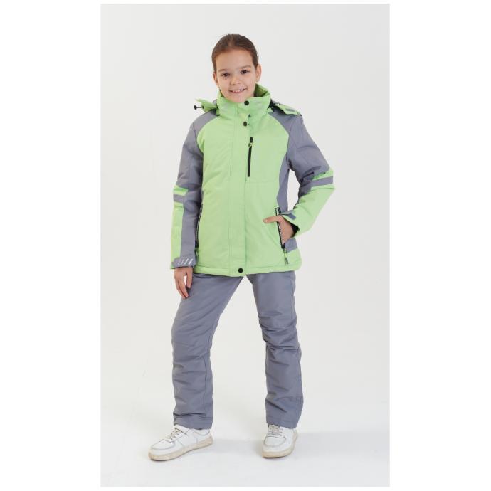 Куртка подростковая  M.Y.S для девочек - G-26 - Цвет салатовый - Фото 5