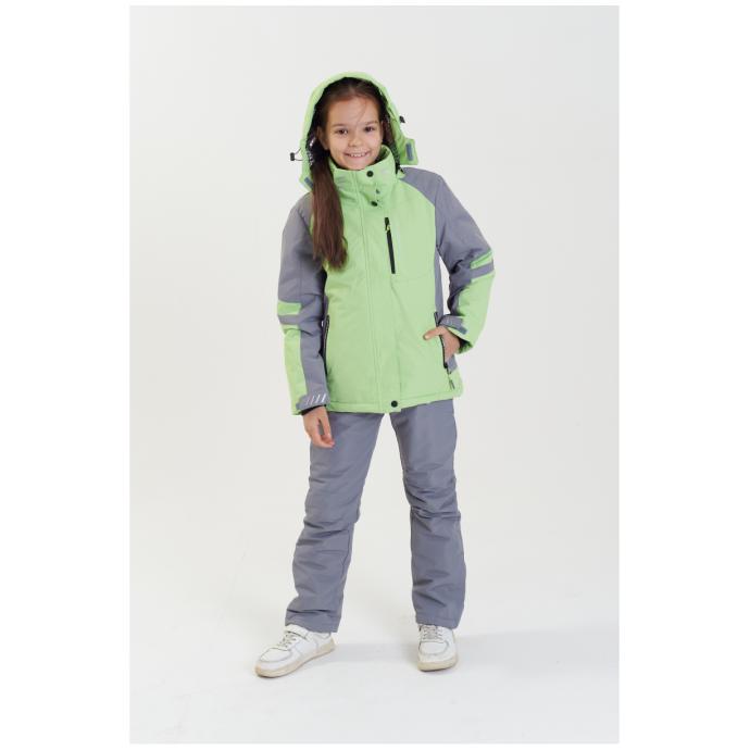 Куртка подростковая  M.Y.S для девочек - G-26 - Цвет салатовый - Фото 8