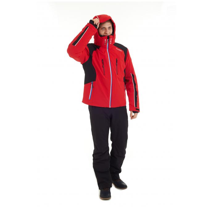 Горнолыжная куртка премиум-класса HYRA «MAYRBERG» - HMG1208-Red/Black - Цвет Красный - Фото 10