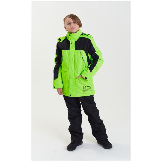 Куртка подростковая  M.Y.S для мальчика - 8892 - Цвет салатовый - Фото 3