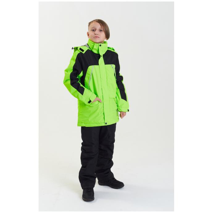 Куртка подростковая  M.Y.S для мальчика - 8892 - Цвет салатовый - Фото 4