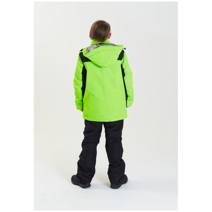 Куртка подростковая  M.Y.S для мальчика - 8892 - Цвет салатовый - Фото 8