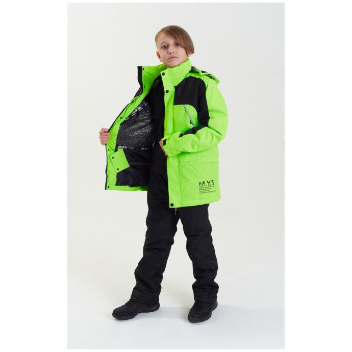 Куртка подростковая  M.Y.S для мальчика - 8892 - Цвет салатовый - Фото 10