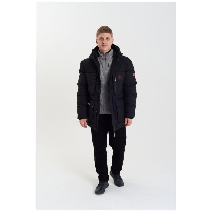 Парка мужская GEOGRAPHICAL NORWAY «ALBERT»  - WT1000H/GN-BLACK - Цвет Черный - Фото 2