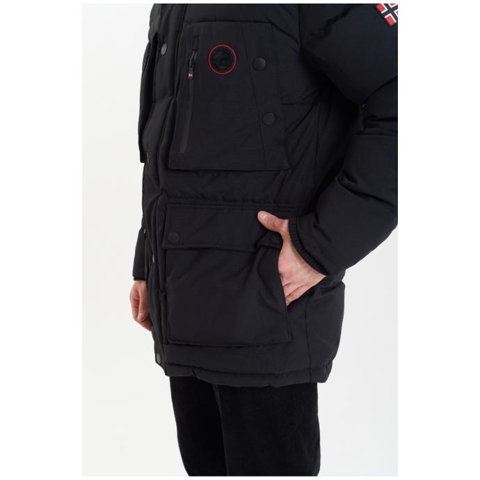 Парка мужская GEOGRAPHICAL NORWAY «ALBERT»  - WT1000H/GN-BLACK - Цвет Черный - Фото 7