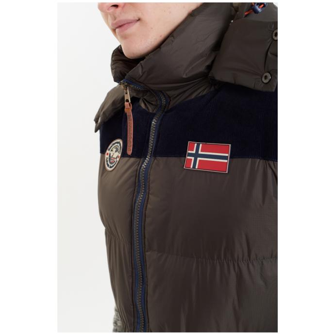 Жилет мужской GEOGRAPHICAL NORWAY «VELIAN VEST MEN»  - WT1439H/GN-KHAKI - Цвет Хаки - Фото 7