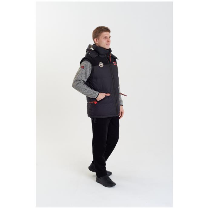 Жилет мужской GEOGRAPHICAL NORWAY «VELIAN VEST MEN»  - WT1439H/GN-BLACK - Цвет Черный - Фото 4