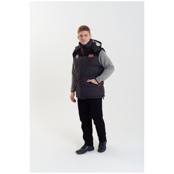 Жилет мужской GEOGRAPHICAL NORWAY «VELIAN VEST MEN»  - WT1439H/GN-BLACK - Цвет Черный - Фото 5